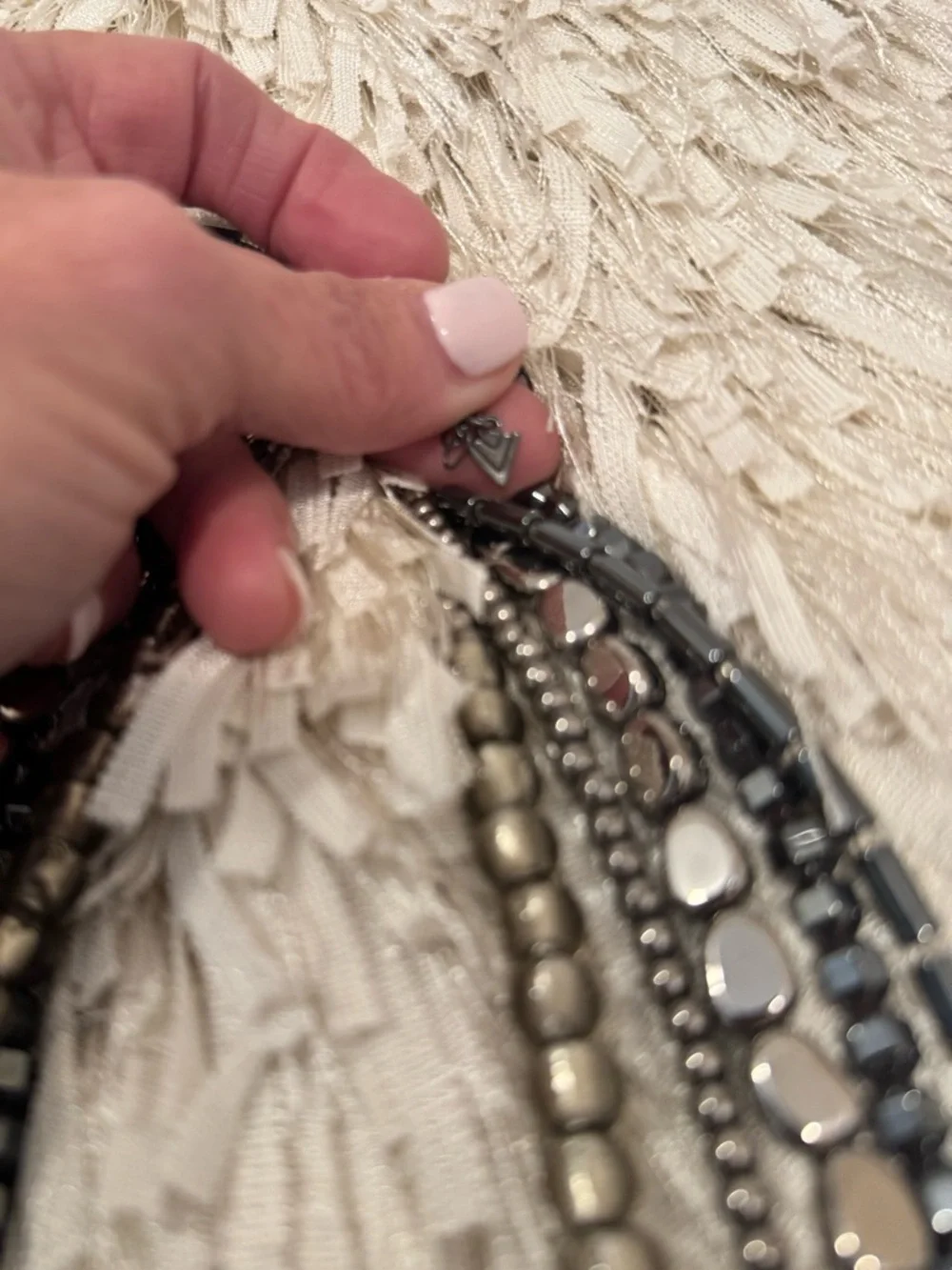 Silpada Sterling Hematite and Glass Multi Strand necklace - Picture 4 of 4